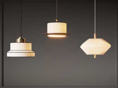 现代吊灯3D模型下载